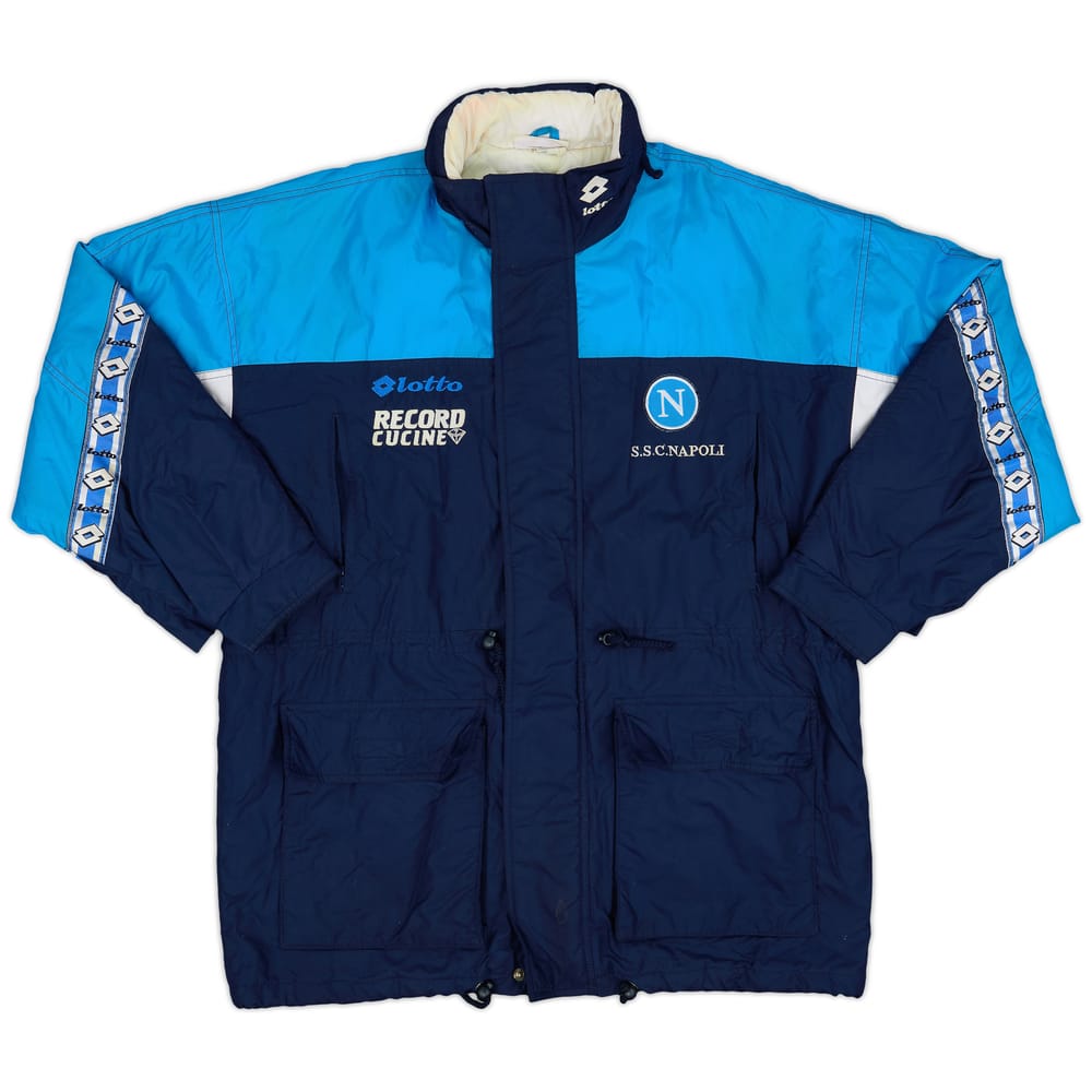 1994-95 Napoli Lotto Padded Bench Coat - 6/10 - (XL)