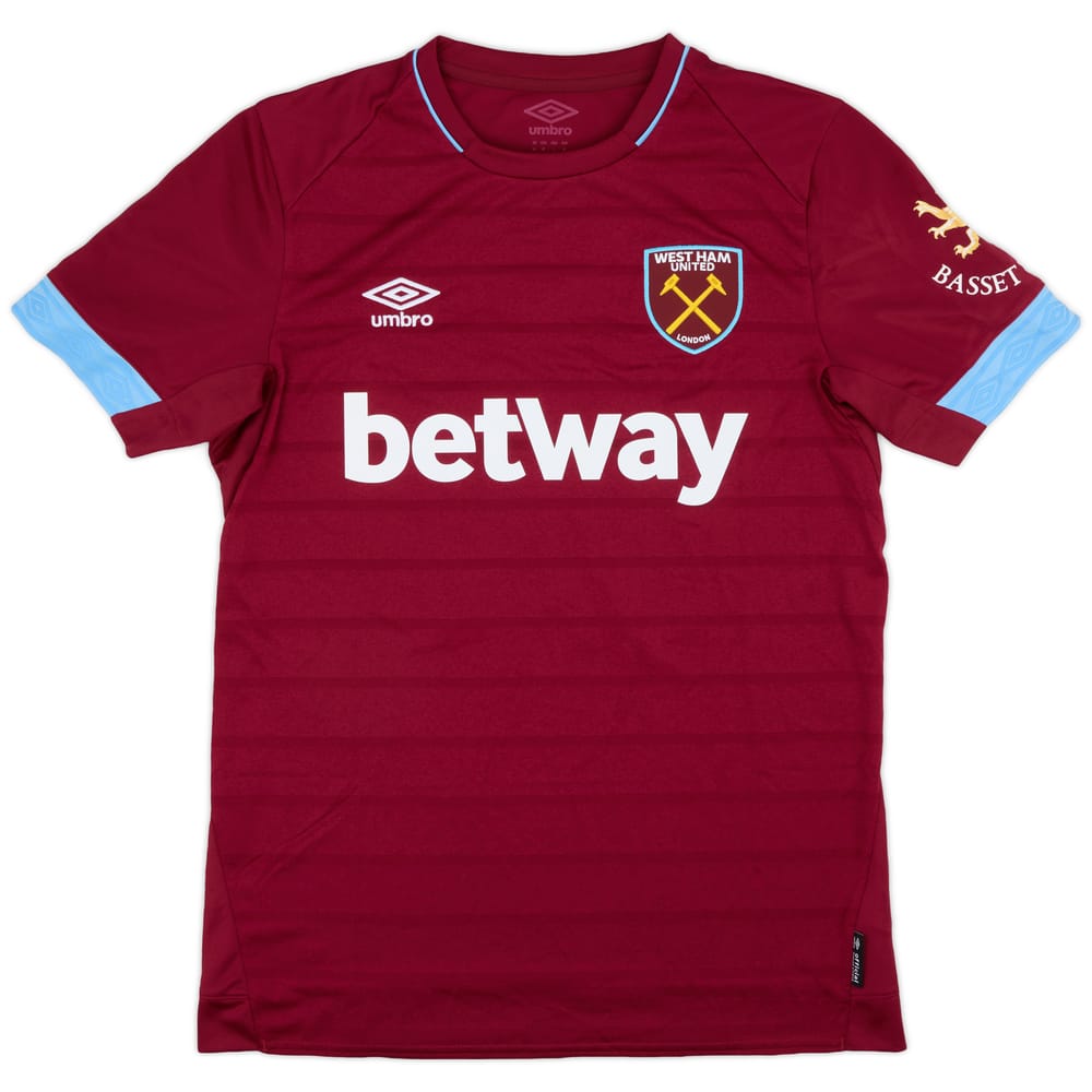 2018-19 West Ham Match Issue Home Shirt #25 (Balbuena)