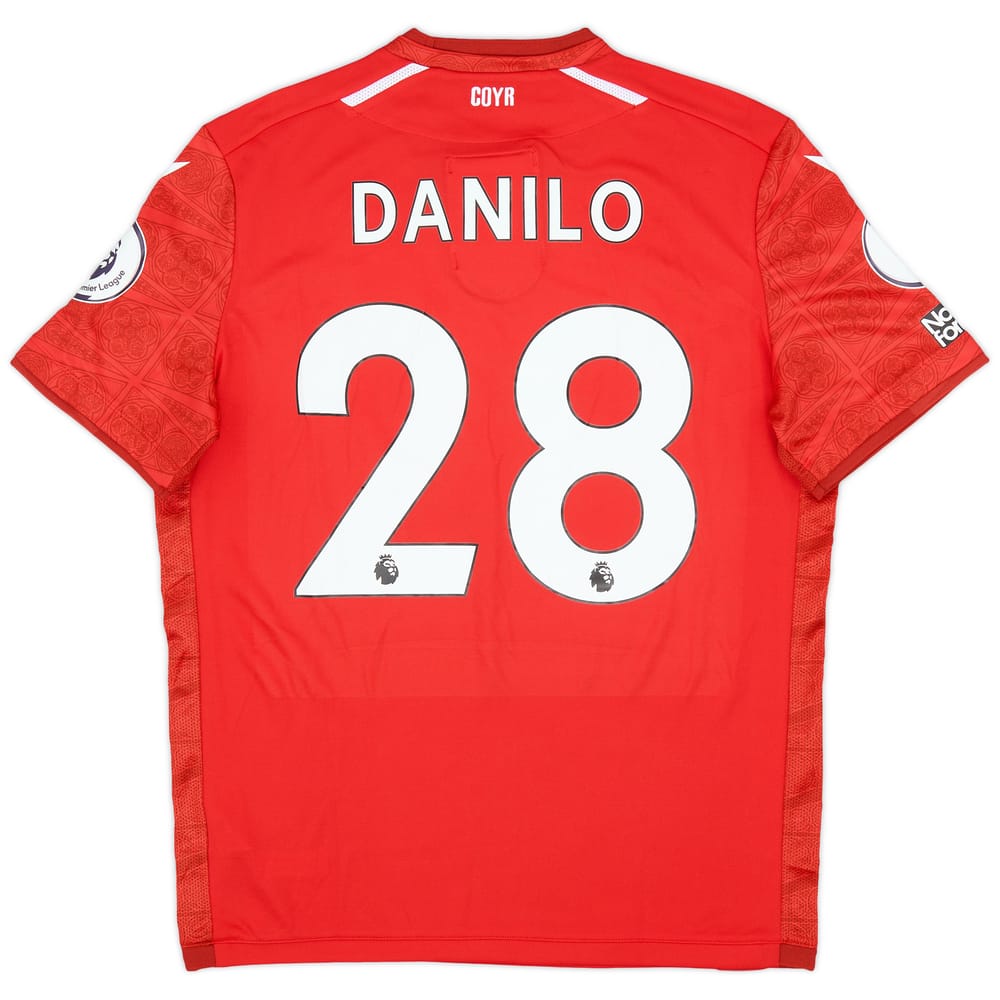 2022-23 Nottingham Forest Match Issue Home Shirt Danilo #28
