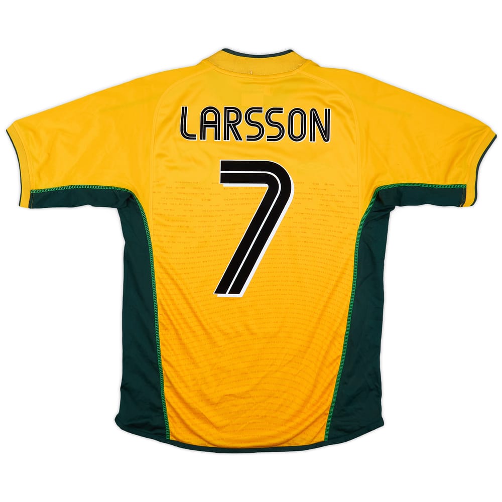 2002-03 Celtic Away Shirt Larsson #7 (S)