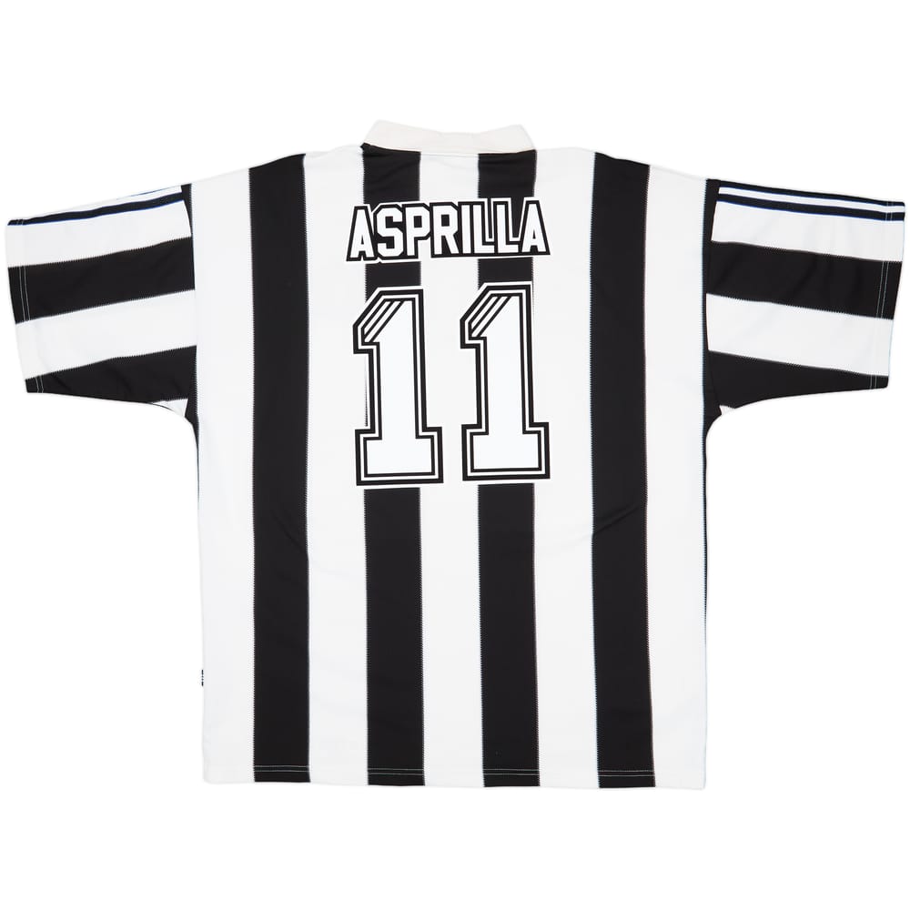1995-97 Newcastle Home Shirt Asprilla #11 - 6/10 - (XXL)