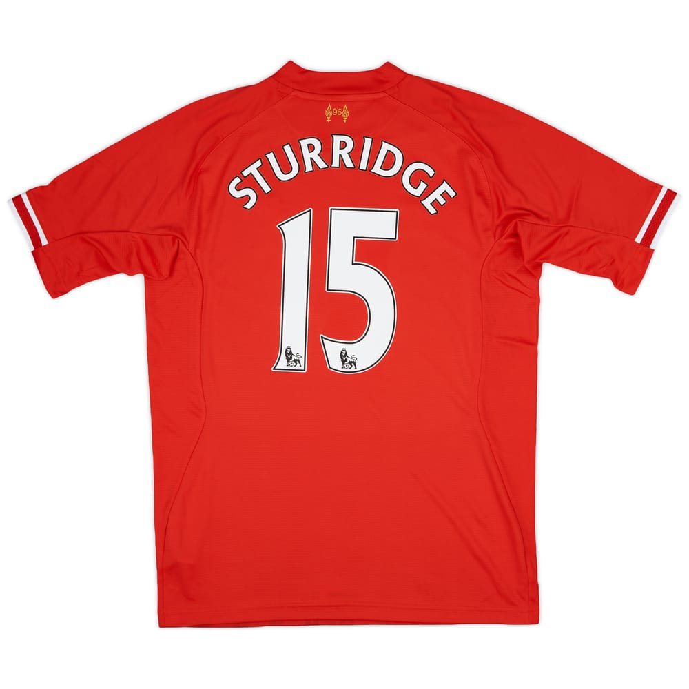 2013-14 Liverpool Home Shirt Sturridge #15 (L)