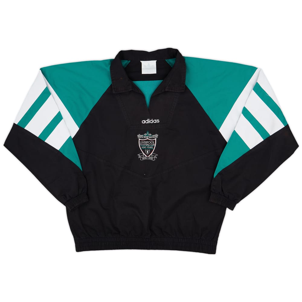 1992-93 Liverpool adidas Centenary Drill Top - 7/10 - (L)