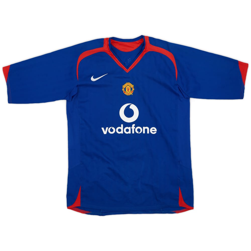 2005-06 Manchester United Away Shirt - 6/10 - (L.Boys)