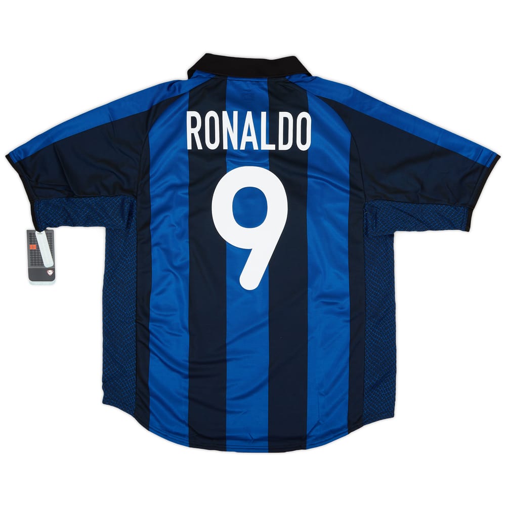 2001-02 Inter Milan Home Shirt Ronaldo #9 (L)