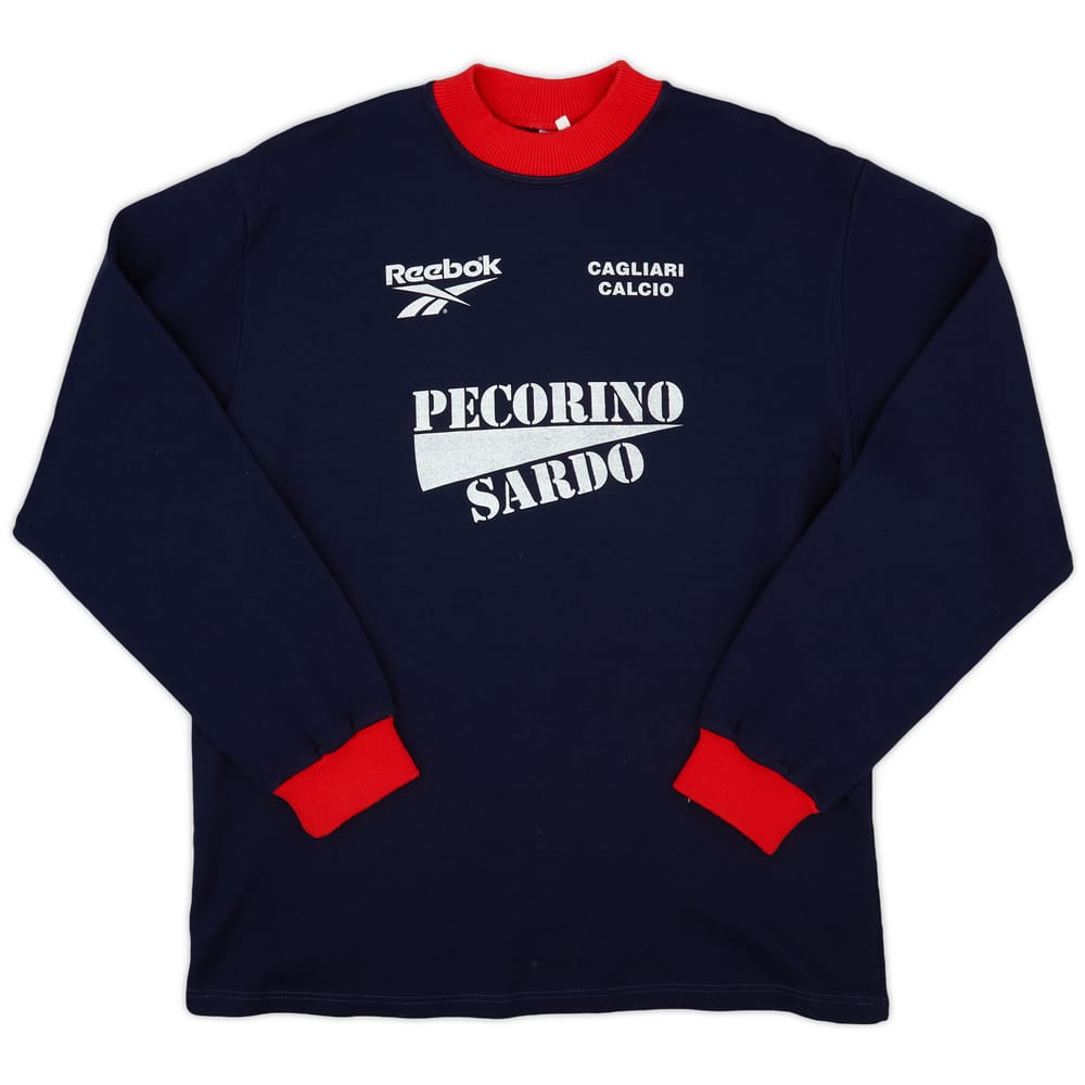 1996-97 Cagliari Reebok Sweat Top - 8/10 - (XL)