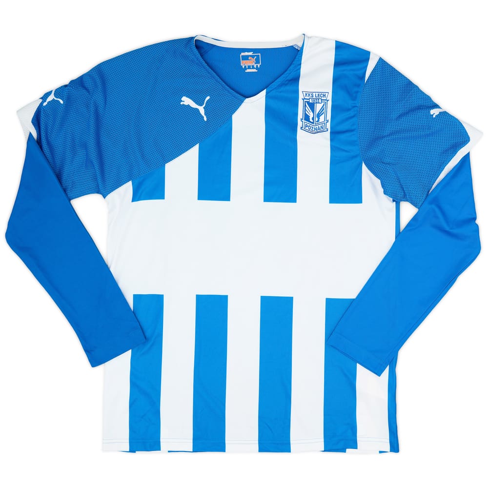 2011-12 Lech Poznan Home L/S Shirt - 8/10 - (L)
