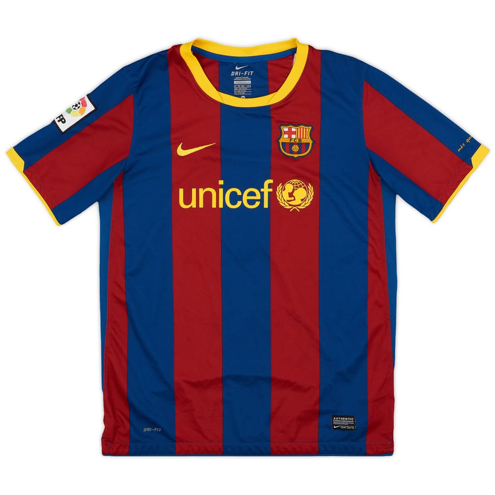 2010-11 Barcelona Home Shirt - 9/10 - (XL.Boys)