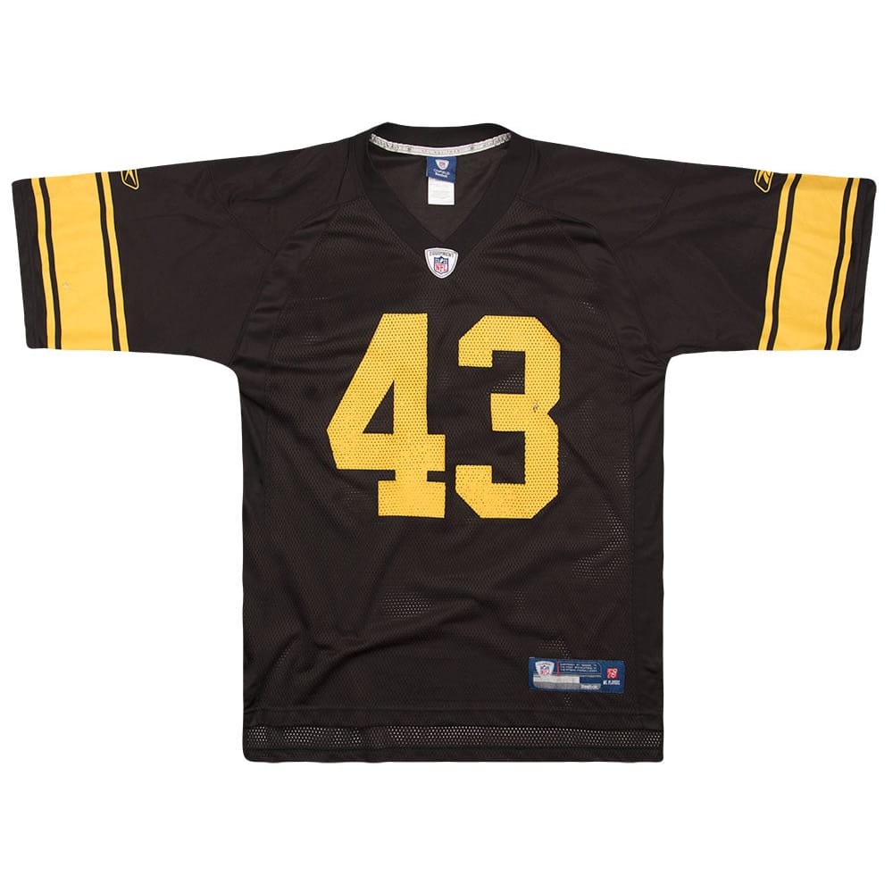 2008-11 Pittsburgh Steelers Polamalu #43 Reebok On Field Jersey (Alternate) L