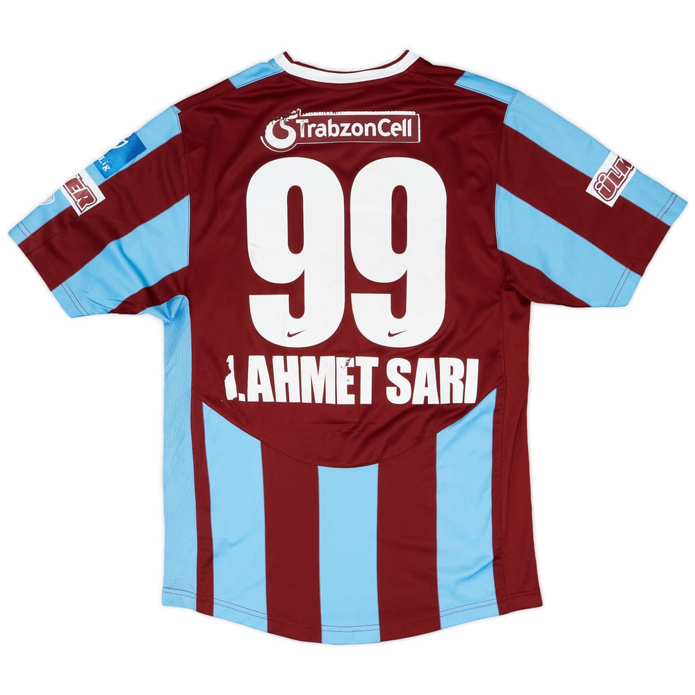 2009-10 Trabzonspor Home Shirt H.Ahmet Sari #99 - 6/10 - (M)