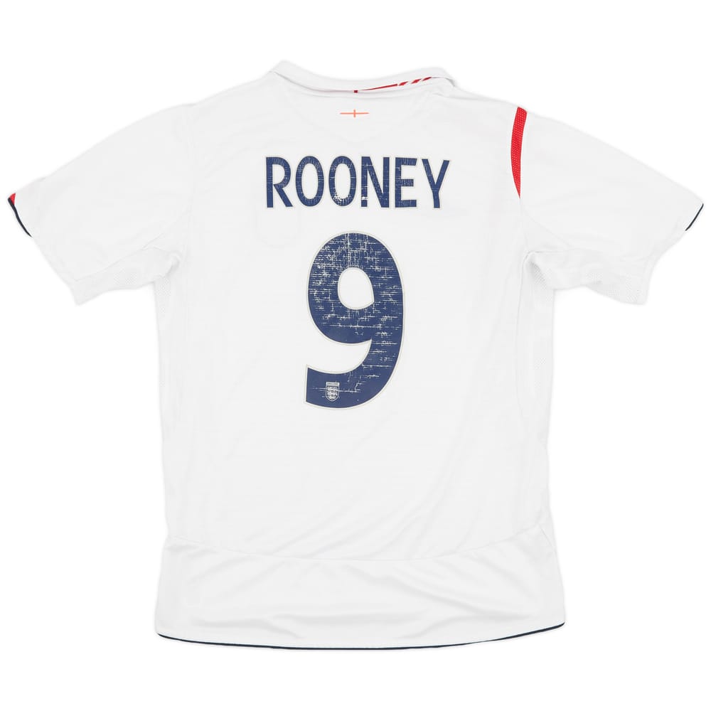 2005-07 England Home Shirt Rooney #9 - 4/10 - (M)