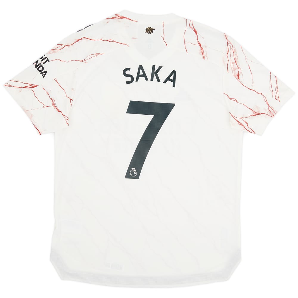 2020-21 Arsenal Player Issue Away Shirt Saka #7 - 9/10 - (L)