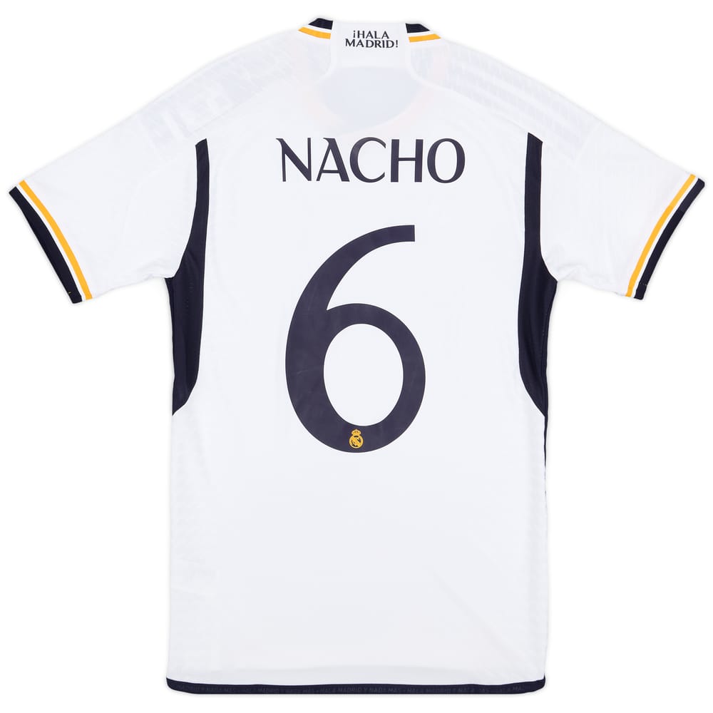 2023-24 Real Madrid Authentic Home CL Shirt Nacho #6 (XL)