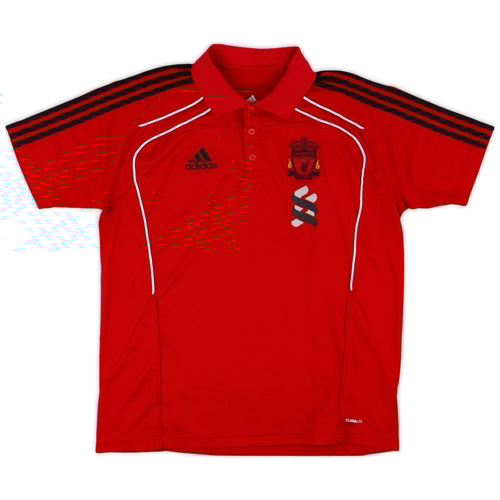 2010-11 Liverpool adidas Polo Shirt - 8/10 - (L/XL)