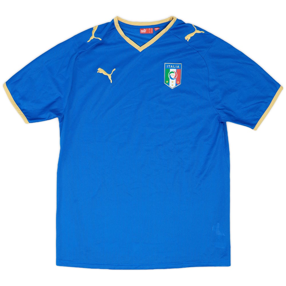 2007-08 Italy Home Shirt - 9/10 - (M)