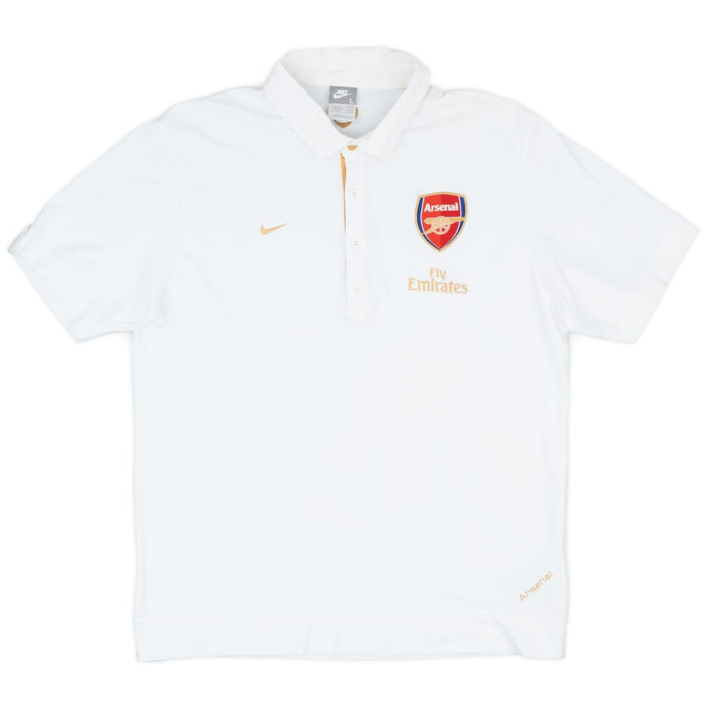 2007-08 Arsenal Nike Polo Shirt - 8/10 - (L)