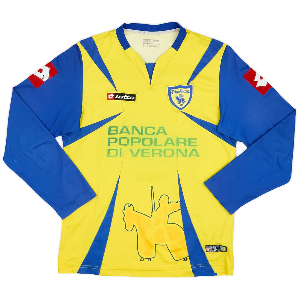 2006-07 Chievo Verona Home L/S Shirt #10 - 4/10 - (L)