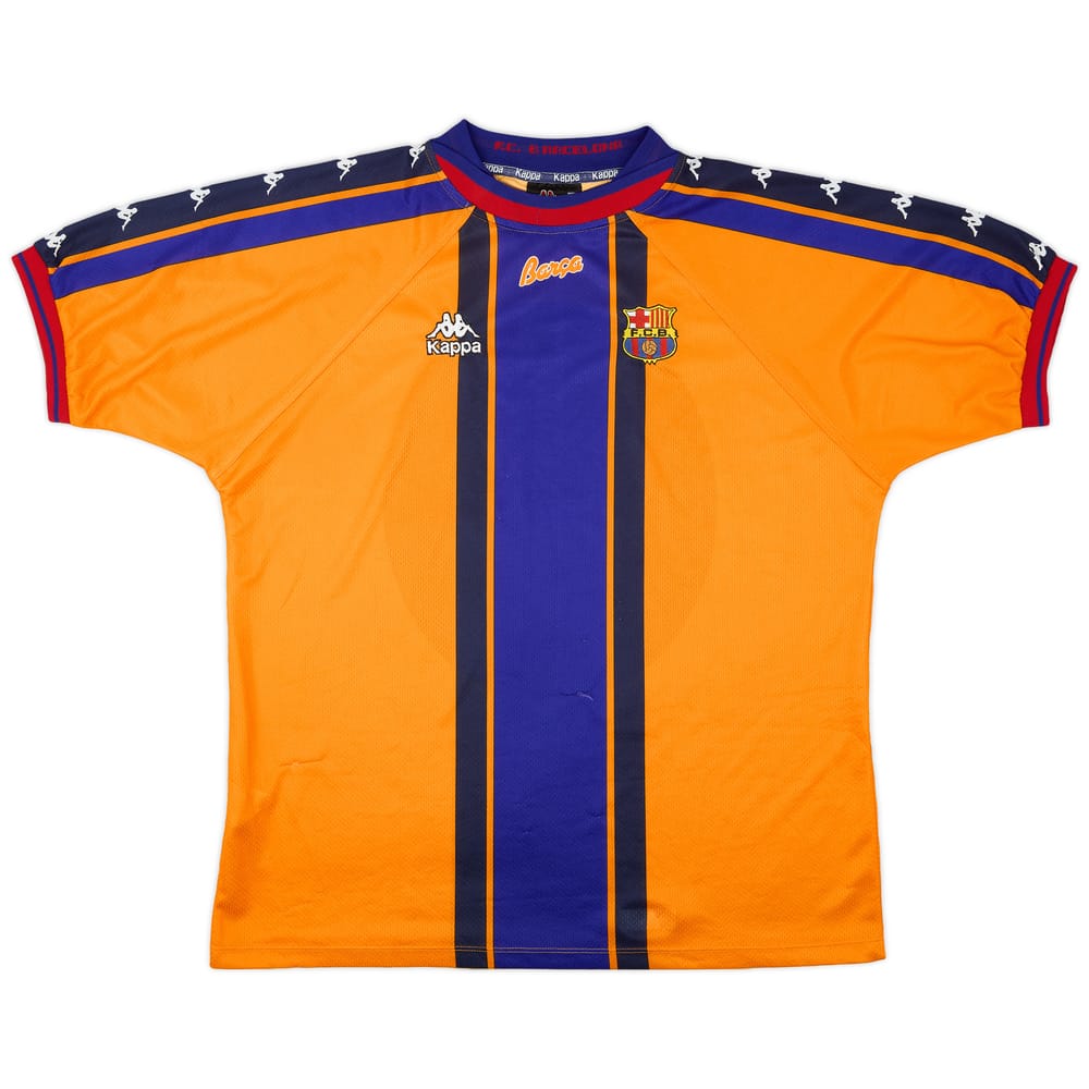 1997-98 Barcelona Away Shirt - 9/10 - (XL)