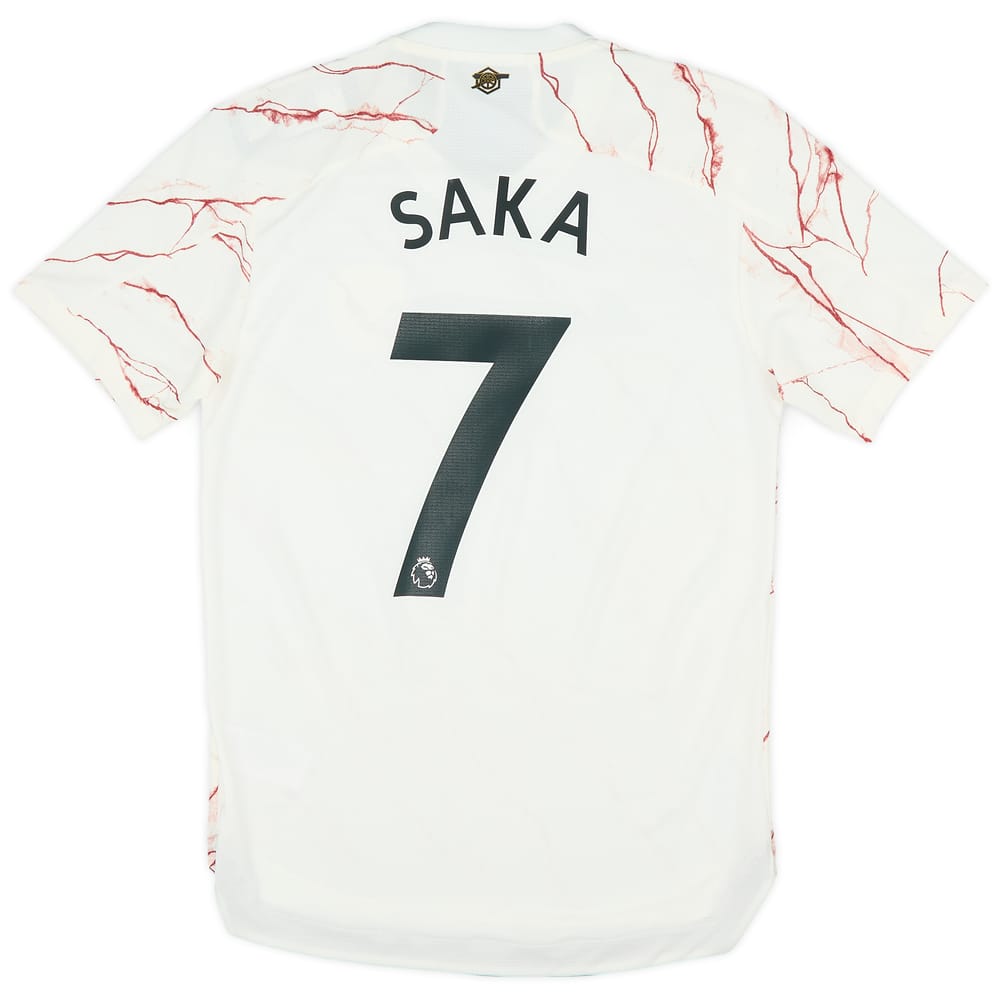 2020-21 Arsenal Player Issue Away Shirt Saka #7 (S)