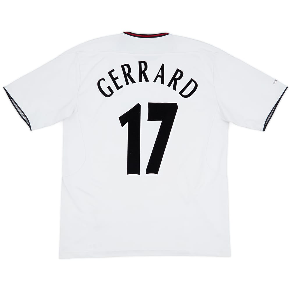 2003-04 Liverpool Away Shirt Gerrard #17 - 5/10 - (L)