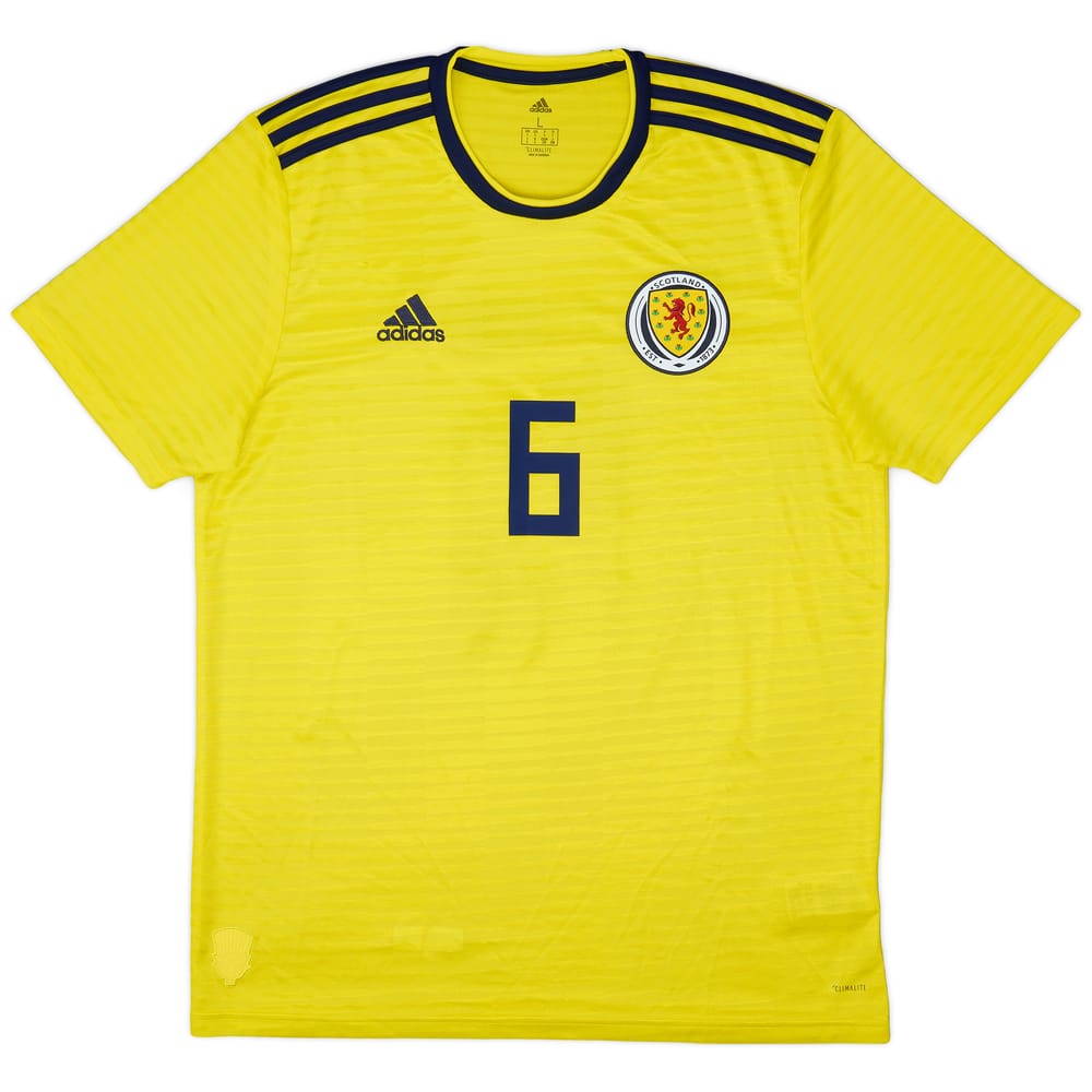 2017-18 Scotland Away Shirt #6 - 9/10 -  (L)