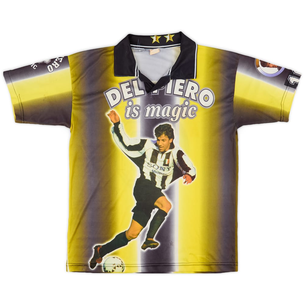 1990s Juventus Graphic Shirt Del Piero #10 - 6/10 - (L/XL)