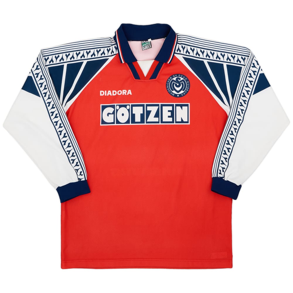 1996-97 Duisburg Away L/S Shirt - 9/10 - (XL)