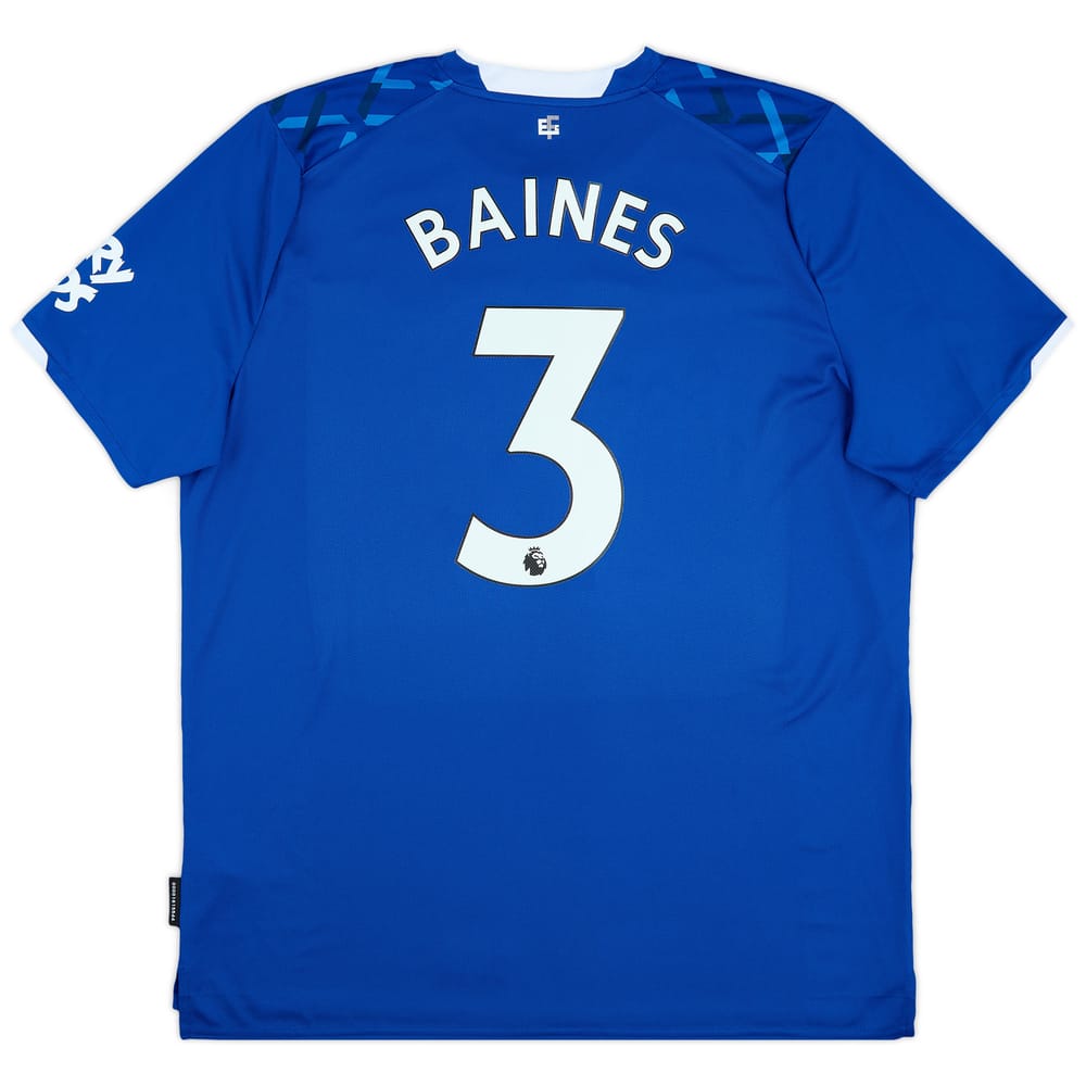 2019-20 Everton Home Shirt Baines #3 - 9/10 - (XXL)