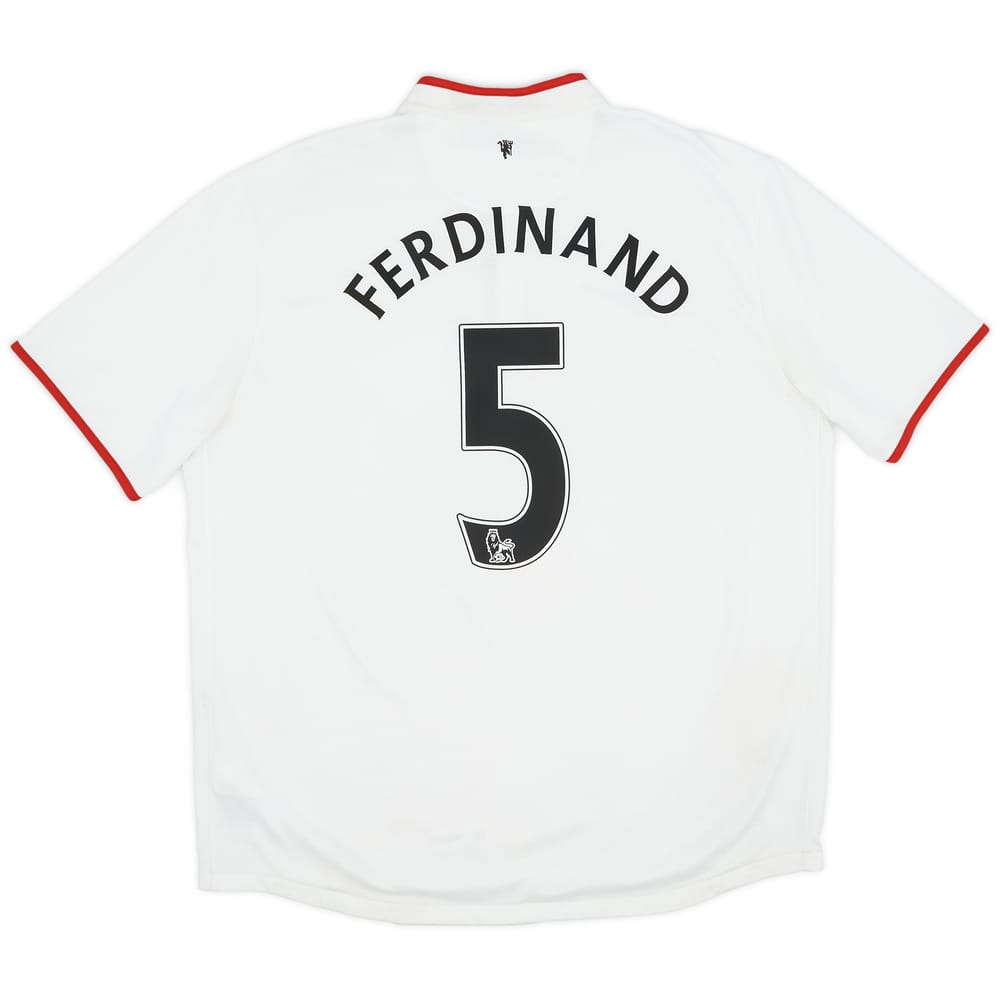 2012-14 Manchester United Away Shirt Ferdinand #5 - 8/10 - (XL)