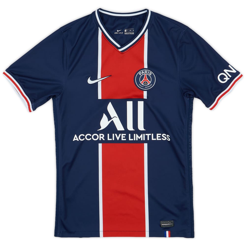 2020-21 Paris Saint-Germain Home Shirt - 8/10 - (XS)