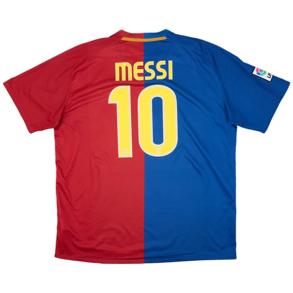 2008-09 Barcelona Home Shirt Messi #10 - 6/10 - (XXL)