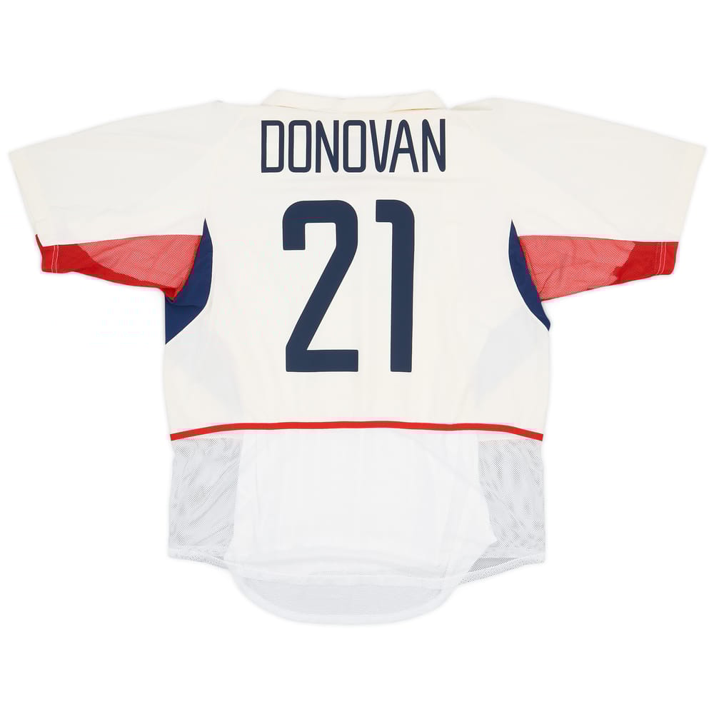 2002-03 USA Player Issue Home Shirt Donovan #21 - 6/10 - (L)