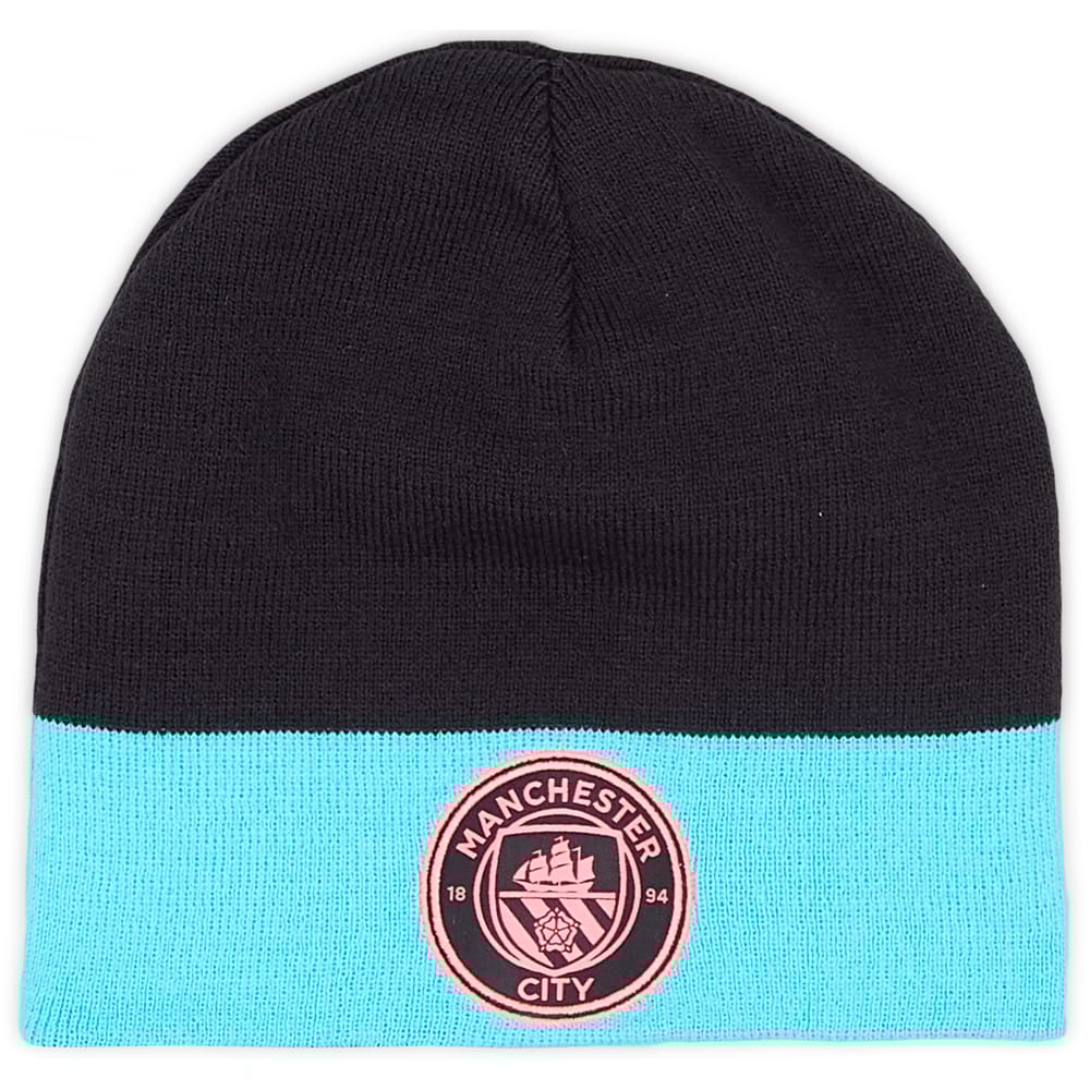 2023-24 Manchester City Puma Reversible Beanie Hat - As New - (Adults)