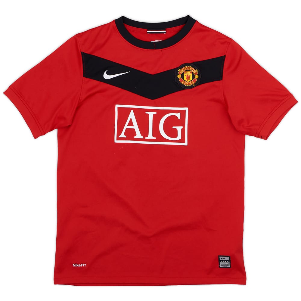 2009-10 Manchester United Home Shirt - 7/10 - (L.Boys)