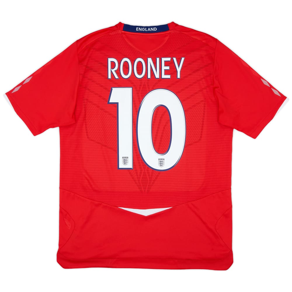 2008-10 England Away Shirt Rooney #10
