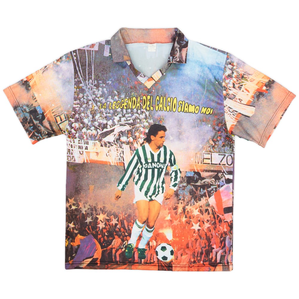 1992-93 Juventus Baggio Graphic Tee #10 - 9/10 - (XL)