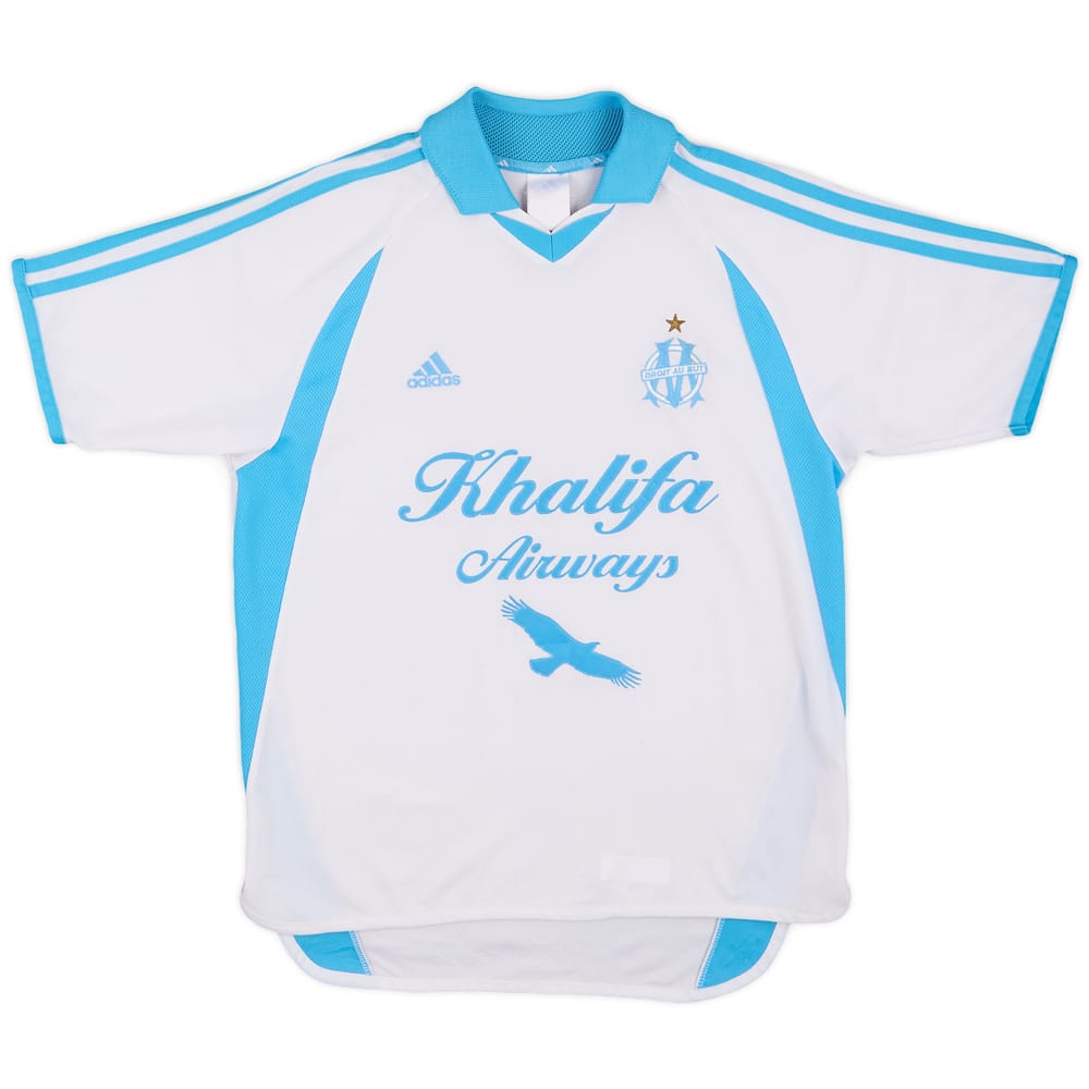 2001-02 Olympique Marseille Home Shirt - 7/10 - (Y)