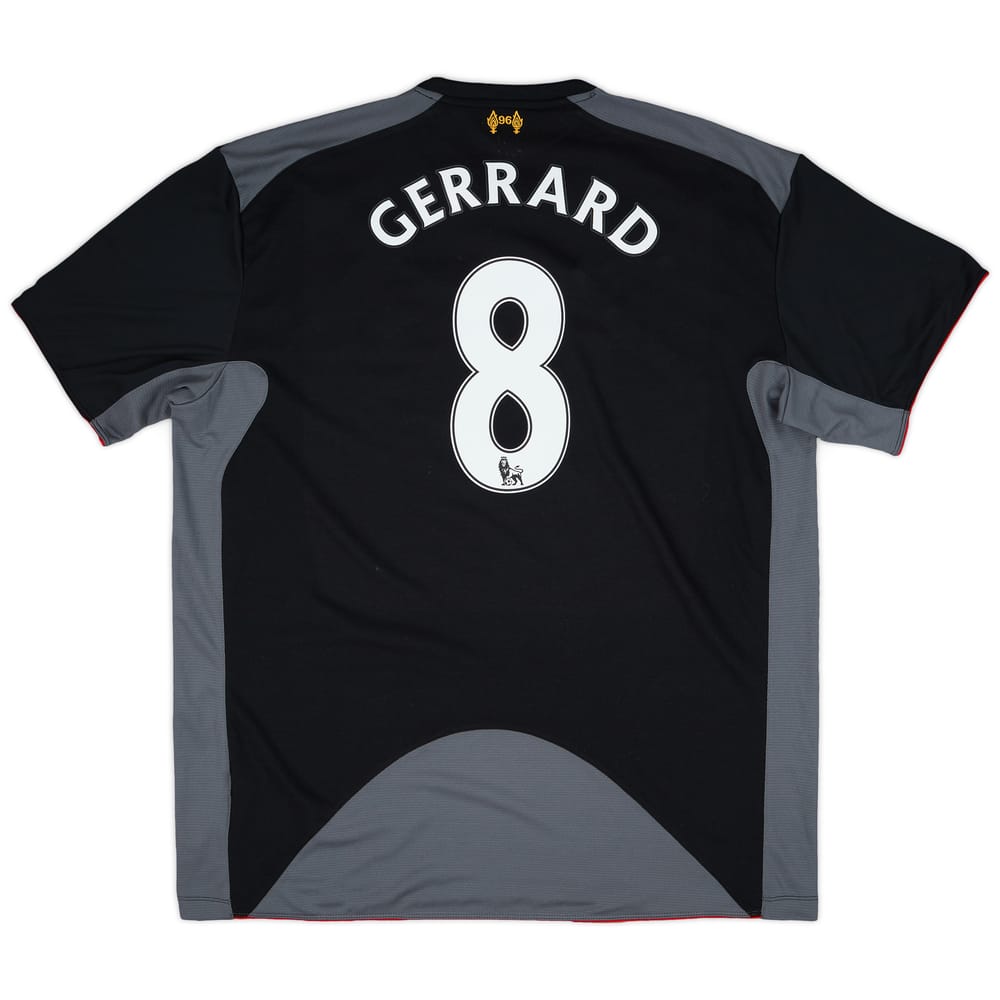 2012-13 Liverpool Away Shirt Gerrard #8 - 9/10 - (3XL)