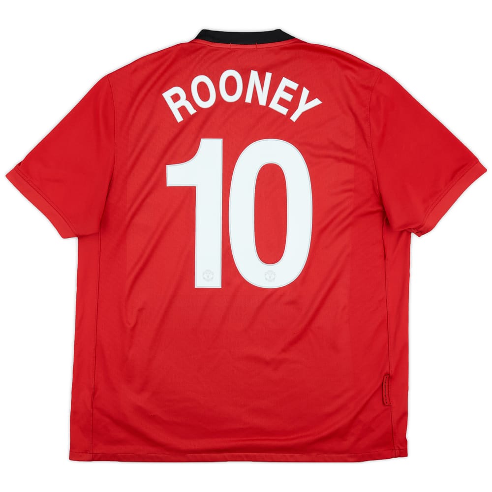 2009-10 Manchester United Home Shirt Rooney #10 - 6/10 - (XL)