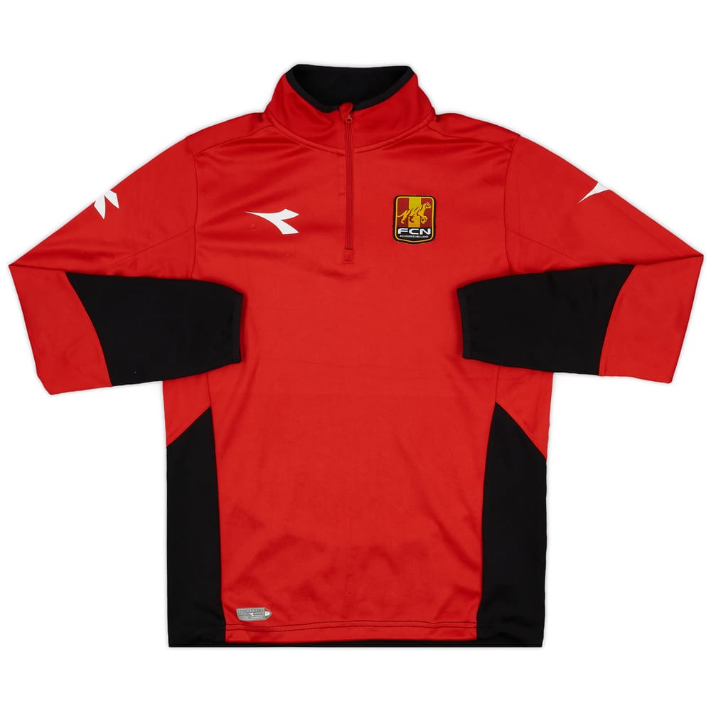 2018-19 FC Nordsjaelland Diadora 1/4 Zip Drill Top - 8/10 - (M)