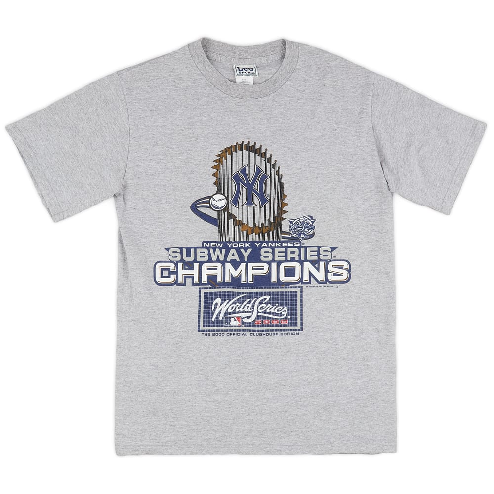 2000 New York Yankees Subway Series Champions Lee Sport Tee - 9/10 - (M)