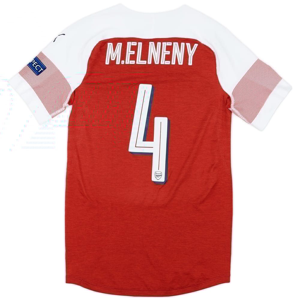 2019 Arsenal Match Issue Europa League Final Home Shirt M. Elneny #4