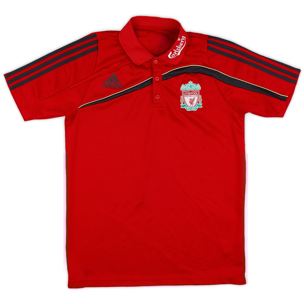 2009-10 Liverpool adidas Polo Shirt - 6/10 - (M)