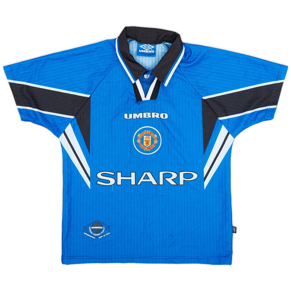 1996-98 Manchester United Third Shirt - 7/10 - (L.Boys)