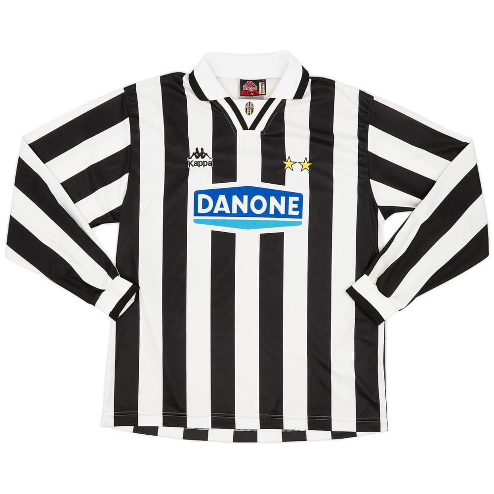 1994-95 Juventus Home L/S Shirt - 8/10 - (L)