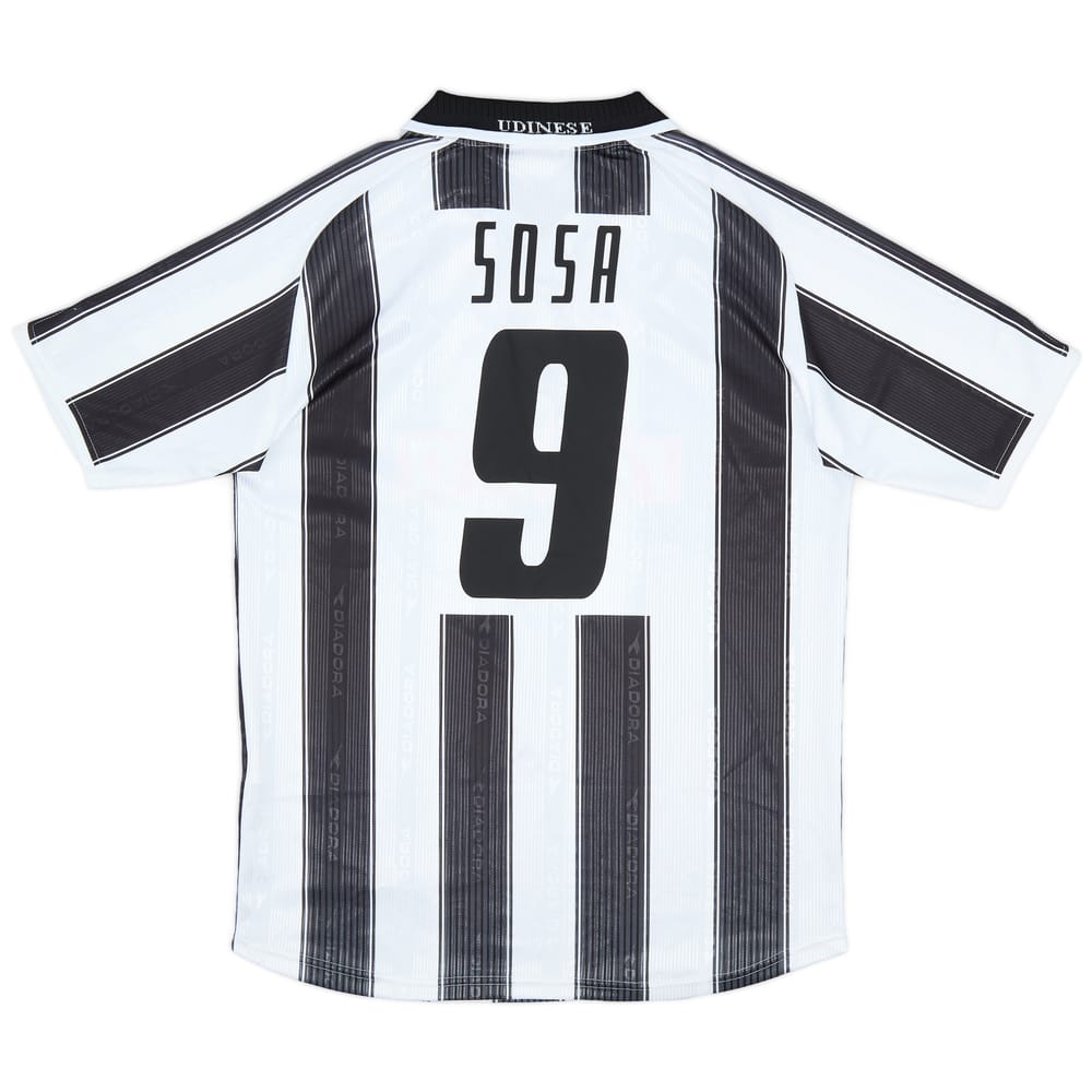 2001-02 Udinese Home Shirt Sosa #9 - 9/10 - (XL)