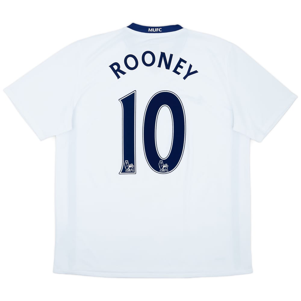 2008-10 Manchester United Away Shirt Rooney #10 - 7/10 - (XL)
