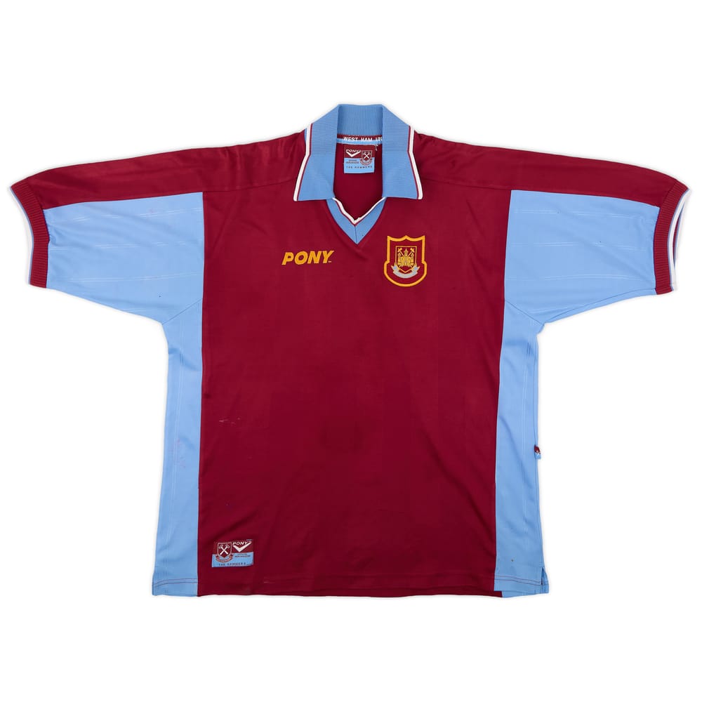 1997-98 West Ham Home Shirt - 6/10 - (L)