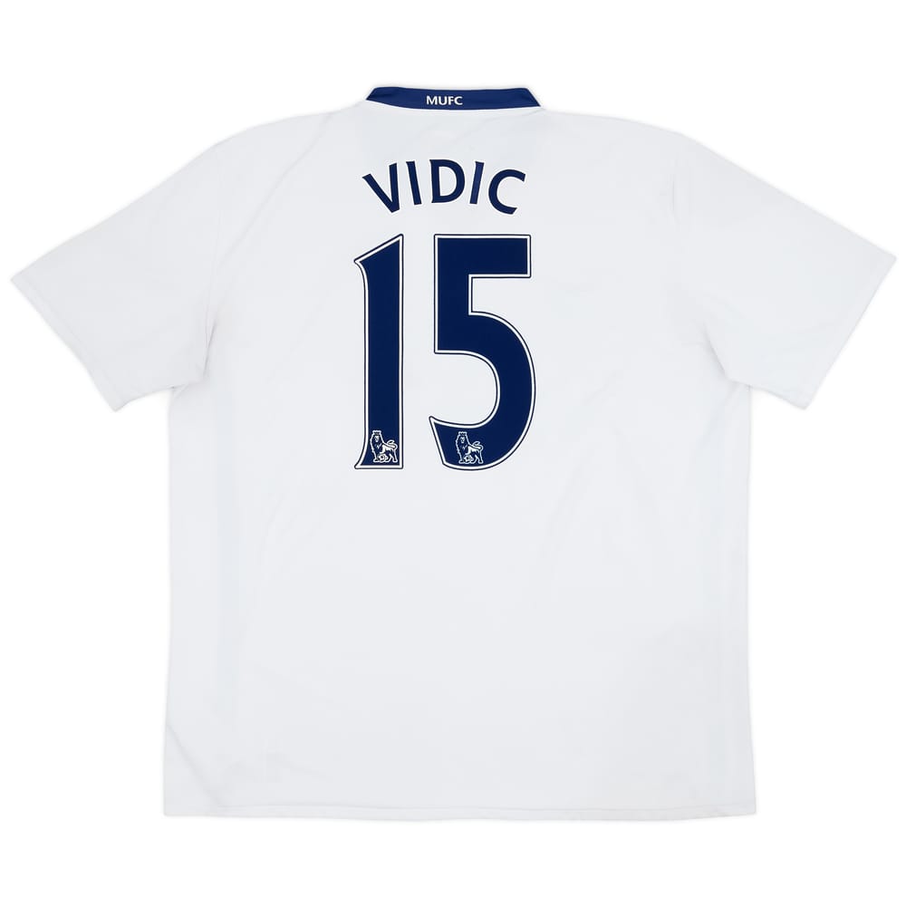 2008-10 Manchester United Away Shirt Vidic #15 - 6/10 - (XXL)