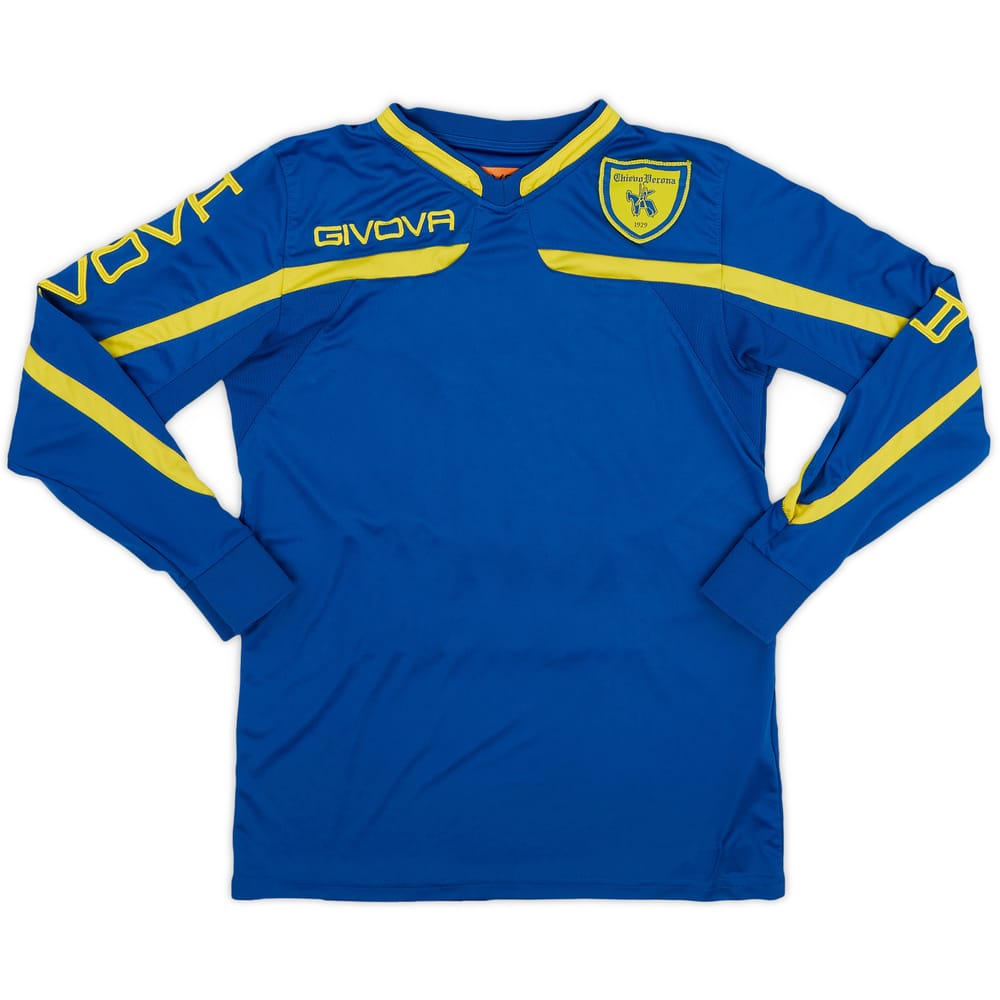 2018-19 Chievo Verona Givova Training L/S Shirt - 8/10 - (S)